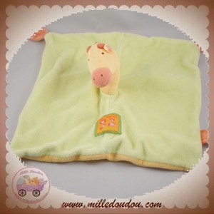 MOULIN ROTY DOUDOU GIRAFE PLAT VERT ORANGE LES LOUSTICS SOS 