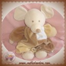 BESTEVER SOS DOUDOU SOURIS ECRU CORPS BEIGE MARRON