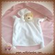 KALOO SOS DOUDOU OURS BEIGE PLAT BLANC DRAGEE NOEUD