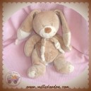 ORCHESTRA SOS DOUDOU LAPIN BEIGE ECHARPE BOUT ECRU NOEUD