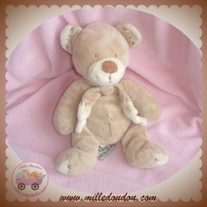 BABY CLUB NICOTOY SOS DOUDOU OURS BEIGE ECHARPE BOUT ECRU 