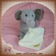 BABYNAT BABY NAT SOS DOUDOU ELEPHANT GRIS MOUCHOIR