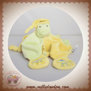 GIPSY SOS DOUDOU GRENOUILLE PLATE VERTE JAUNE NOEUD PATTES