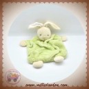 KALOO SOS DOUDOU LAPIN CREME PLAT VERT MENTHE PLUME