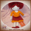 MARESE SOS DOUDOU POUPEE BALAGIO DINETTE ROBE ORANGE ROUGE 9