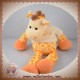 BABYNAT BABY NAT DOUDOU GIRAFE TACHETE ORANGE PULL ECRU