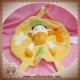 KIMBALOO SOS DOUDOU VACHE GIRAFE CHEVAL PLAT ROND JAUNE VERT