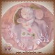 CARTER'S SOS DOUDOU LAPIN BOUCLETTE PLAT ROSE HOCHET FLEURS