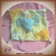 KIMBALOO SOS DOUDOU ELEPHANT BLEU PLAT JAUNE ORANGE