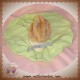 NATURE ET & DECOUVERTES SOS DOUDOU ESCARGOT MARRON MOUCHOIR VERT