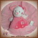 NICOTOY SOS DOUDOU SOURIS ROSE QUASI PLATE FLEUR 