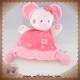 NICOTOY SOS DOUDOU SOURIS ROSE QUASI PLATE FLEUR 