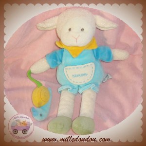 DOUDOU ET COMPAGNIE SOS MOUTON SIMON ESCARGOT BLEU SOS