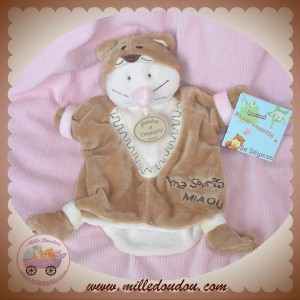 DOUDOU ET COMPAGNIE SOS SOURIS BEIGE MARIONNETTE DEGUISE CHAT