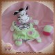 BABYNAT BABY NAT SOS DOUDOU ZEBRE MARIONNETTE ZEBRIGOLO BALLON