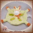 KIMBALOO DOUDOU CHEVAL PLAT ROND VERT ORANGE SOS