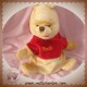 DISNEY SOS DOUDOU WINNIE L'OURSON JAUNE MARIONNETTE ROUGE