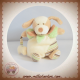 DOUDOU ET COMPAGNIE SOS COPAIN LE CHIEN ECRU BEIGE VERT OS