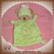 NICOTOY DOUDOU OURS BEIGE PLAT VERT ETOILE TETE