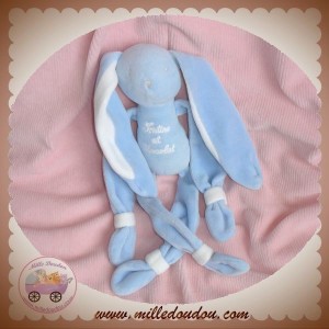 TARTINE ET CHOCOLAT SOS DOUDOU LAPIN BLEU HOCHET 