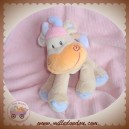 NATTOU SOS DOUDOU VACHE GIRAFE HOCHET BEIGE ORANGE ROSE 