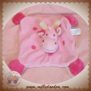 CORA DIVERS SOS DOUDOU CARRE PLAT MOUCHOIR ROSE VACHE