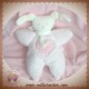 COROLLE SOS DOUDOU LAPIN PATACHOU ECRU ROSE COEUR