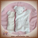 NOUNOURS SOS DOUDOU OURS PLAT BLANC OISEAU