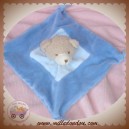 SABIDUC DOUDOU OURS PLAT BLEU SOS