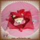 DOUDOU ET COMPAGNIE SOS OURS PLAT DIFFERENT ROSE