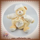 KALOO SOS DOUDOU OURS BEIGE BOULE NATUREL FEUILLE 