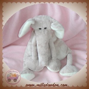 ENESCO SOS DOUDOU ELEPHANT GRIS ECRU