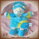 DOUDOU ET COMPAGNIE CHAT NOE MARIONNETTE BLEU