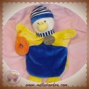 DOUDOU ET COMPAGNIE CANARD MARIONNETTE JAUNE BLEU BOUEE