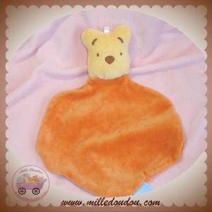 DISNEY SOS DOUDOU OURS WINNIE L'OURSON PLAT ORANGE