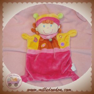 NICOTOY SOS DOUDOU LUTIN CLOWN POUPEE PLATE FILLE ROSE