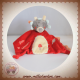 BVBA SOS DOUDOU HERISSON PLAT ROUGE ORANGE