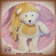 GIPSY SOS DOUDOU OURS ECRU BONNET MARRON