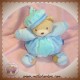 KALOO SOS DOUDOU OURS BEIGE LAGOON BLEU POISSON