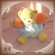 KALOO SOS DOUDOU OURS BEIGE BOULE BLEU CARRE BLANC 123