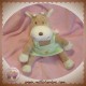 GERCA SOS DOUDOU GIRAFE BEIGE ROBE VERTE