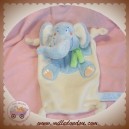 CHARLY & CIE SOS DOUDOU ELEPHANT PLAT ECRU BLEU TIAMO