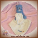 BABYNAT BABY NAT SOS DOUDOU OURS BLEU MOUCHOIR BABYDO