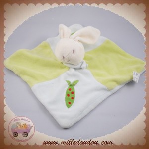 SIPLEC SOS DOUDOU LAPIN ECRU PLAT BLEU VERT CAROTTE