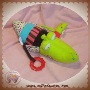 EBULOBO SOS DOUDOU CROCODILE VERT EVEIL