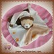 BABYNAT BABY NAT SOS DOUDOU OURS PLAT ECRU MARRON EMPREINTES