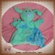 TCF SOS DOUDOU LAPIN SOURIS MARIONNETTE VERT TRESOR