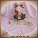 MOULIN ROTY DOUDOU GIRAFE ZEBRE BEIGE PULL LAINE SOS