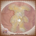 GIPSY SOS DOUDOU LAPIN BOUCLETTE ECRU REFLET JAUNE