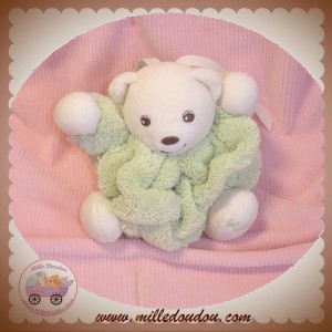 KALOO SOS DOUDOU OURS PLUME VERT ACCROCHE TETINE 11 C